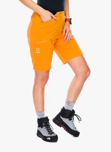 Turistické kraťasy dámske Haglofs L.I.M Fuse Shorts - desert yellow
