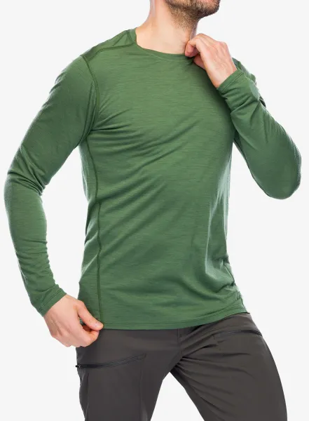 Funkčné tričko Smartwool Classic Merino Base Layer LS Boxed - fern green