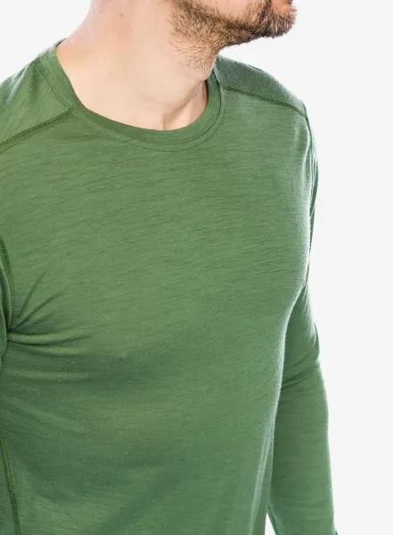 Funkčné tričko Smartwool Classic Merino Base Layer LS Boxed - fern green