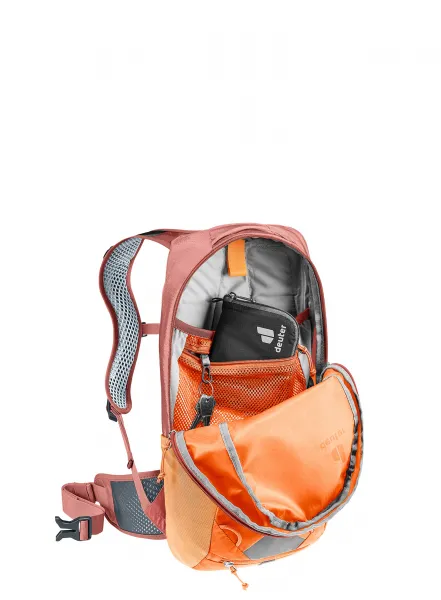 Cyklistický batoh Deuter Race 8 - chestnut/redwood