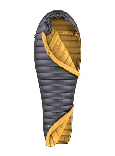 Páperový spacák Hannah Loft 400 (195 cm) - ebony