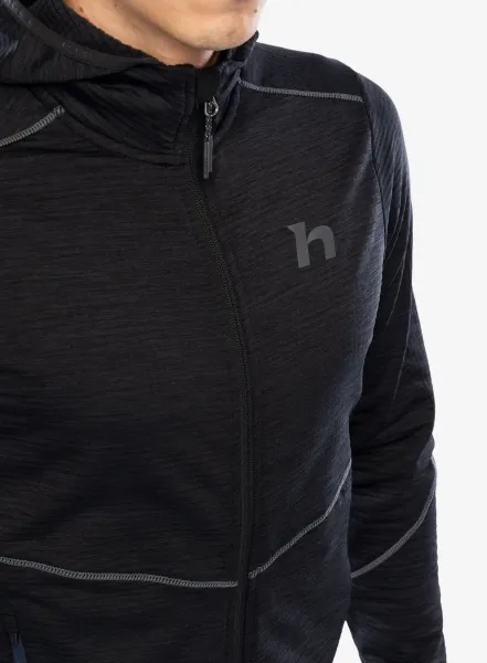 Mikina s kapucňou Hannah Damar Hoody - anthracite mel