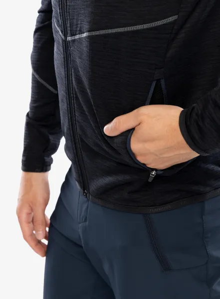 Mikina s kapucňou Hannah Damar Hoody - anthracite mel