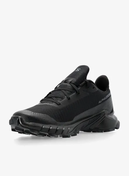 Trailové topánky Salomon Alphacross 5 - black/black/ebony
