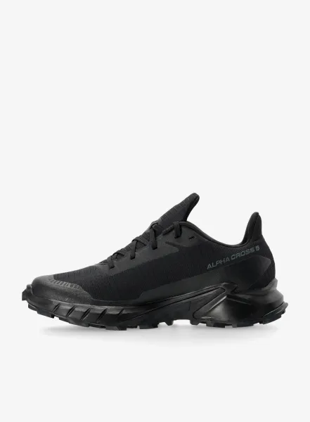 Trailové topánky Salomon Alphacross 5 - black/black/ebony