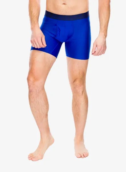Boxerky Under Armour Performance Tech 6 in 3-Pack Boxerjock - royal/steel full heather