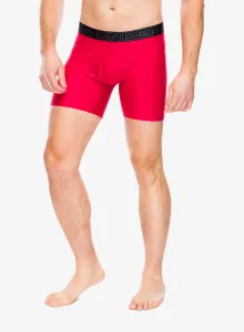 Boxerky Under Armour Performance Tech 6 in 3-Pack Boxerjock - red/castlerock full heather