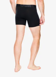 Boxerky Under Armour Performance Cotton 6 in 3-Pack Boxerjock - castlerock full htr/red/steel