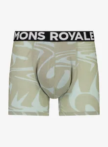 Boxerky Mons Royale Hold 'em Shorty Boxer - signal lost glacier