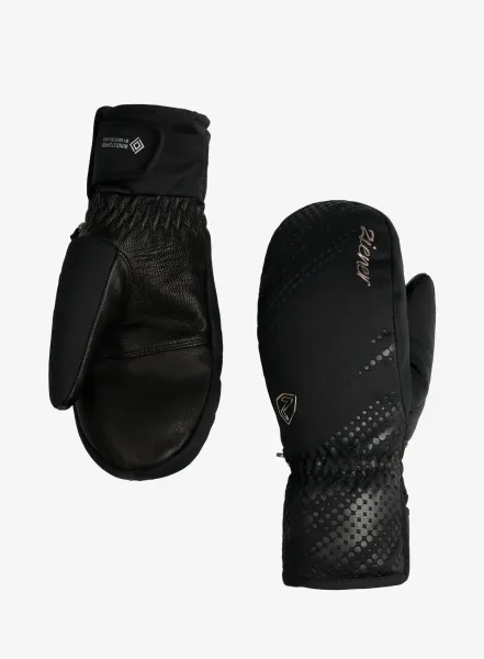 Dámske palčiaky Ziener Karoia WS PR Mitten - black/rose metallic
