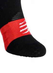 Bežecké ponožky Compressport Ultra Trail Socks v2.0 Low - black/red