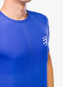 Bežecké tričko Compressport Pro Racing S/S Tshirt M - dazz blue
