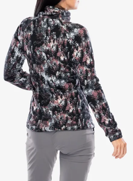 Dámska mikina bez kapucne Columbia Glacial IV Print 1/2 Zip - snowdrift timberwild