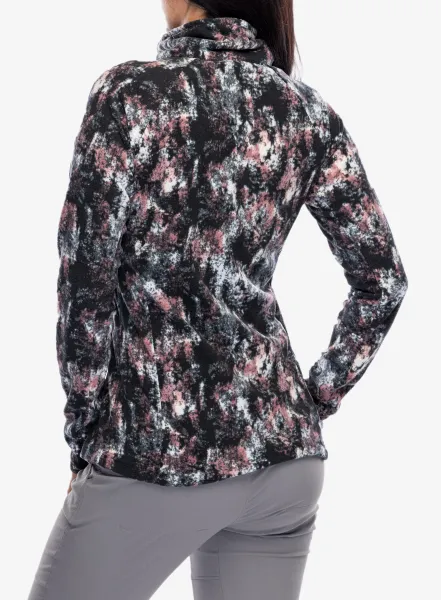 Dámska mikina bez kapucne Columbia Glacial IV Print 1/2 Zip - snowdrift timberwild