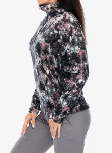 Dámska mikina bez kapucne Columbia Glacial IV Print 1/2 Zip - snowdrift timberwild