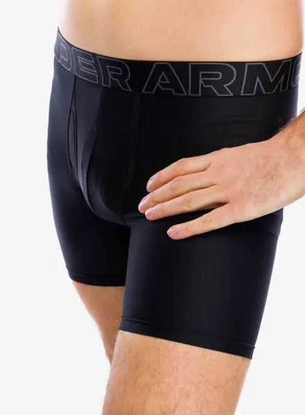 Boxerky Under Armour Performance Tech 6 in 3-Pack Boxerjock - black/black/castlerock