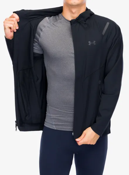 Bunda Under Armour Unstoppable Left Chest Jacket - black/black