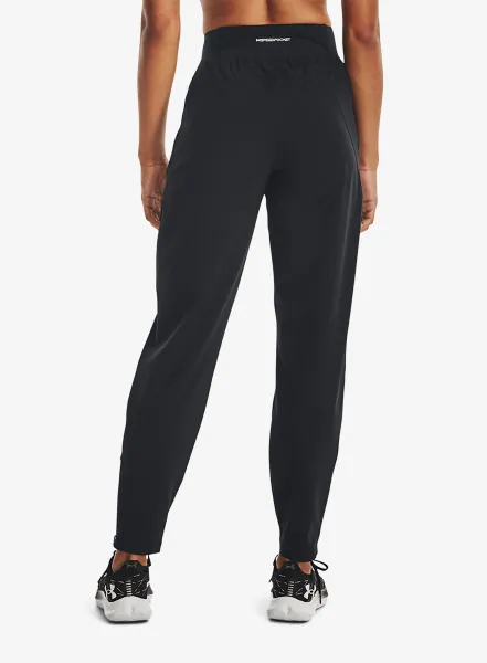 Dámske bežecké legíny Under Armour UA OutRun The Storm Pants - black/jet gray/reflective