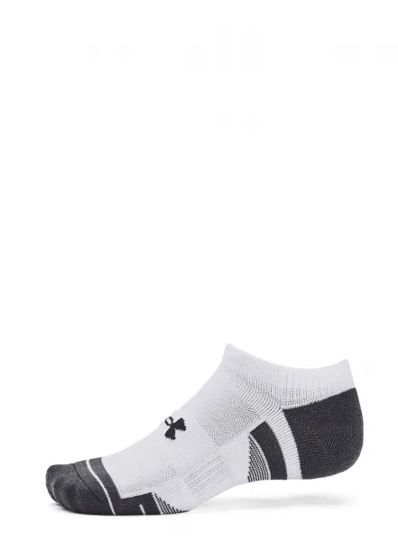 Ponožky Under Armour UA Performance Tech 3-Pack No Show - white/white/jet gray