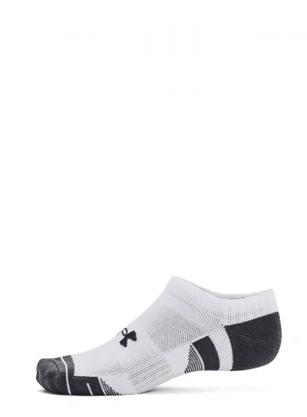 Ponožky Under Armour Performance Cotton No Show 3-Pack - white/white/pitch gray