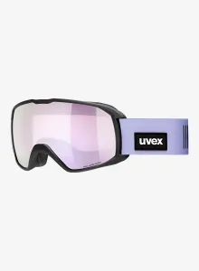 UVEX Xcitd CV Black Mat/Mirror Lavender/Yellow Lyžiarske okuliare