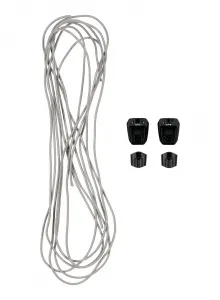 Šnúrky do topánok Salomon Quicklace Kit - silver/black