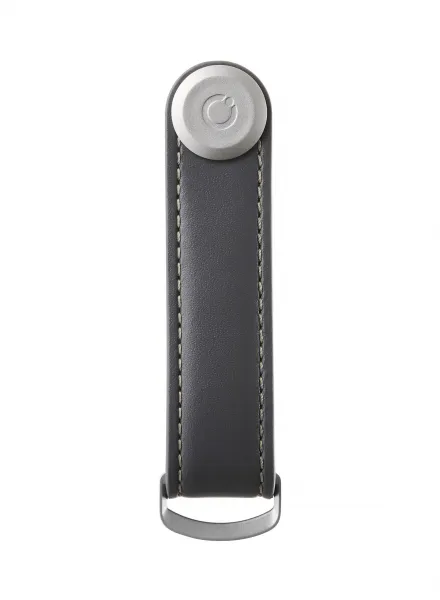 Krúžok na kľúče Orbitkey Leather - charcoal/grey