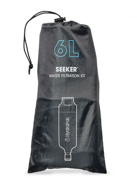 Nádoba na vodu HydraPak Seeker+ 6L Gravity Filter Kit - clear