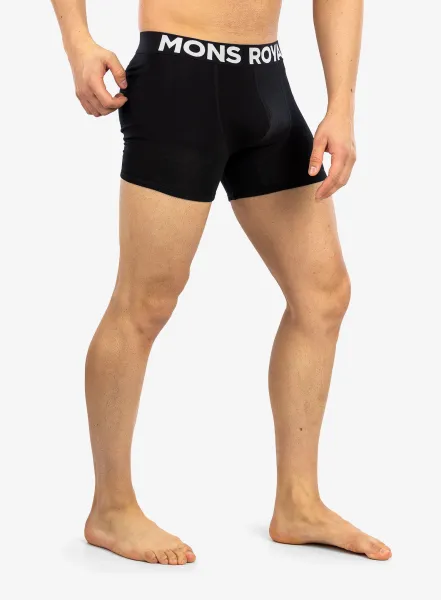 Boxerky Mons Royale Hold 'em Shorty Boxer - black