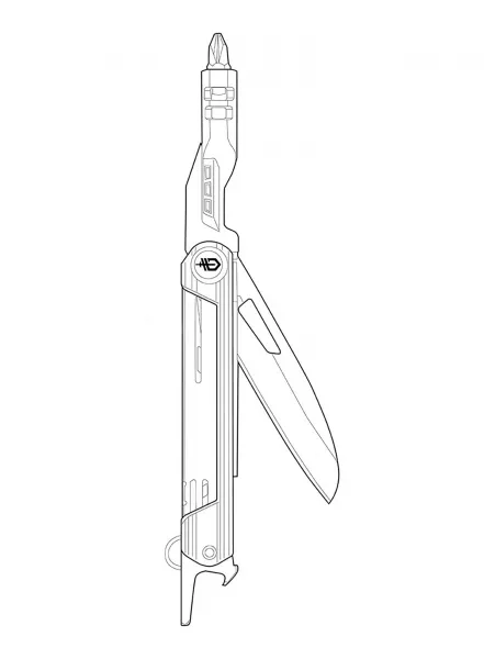 FISKARS Multitool Armbar Slim Drive - Onyx