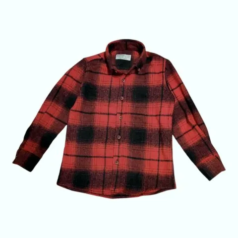 Fashionkids Chlapčenská flanelová košeľa Farba: Čierna, Veľkosť: 152