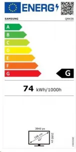 SAMSUNG SMART Signage LED QM43C 43" LH43QMCEPGCXEN