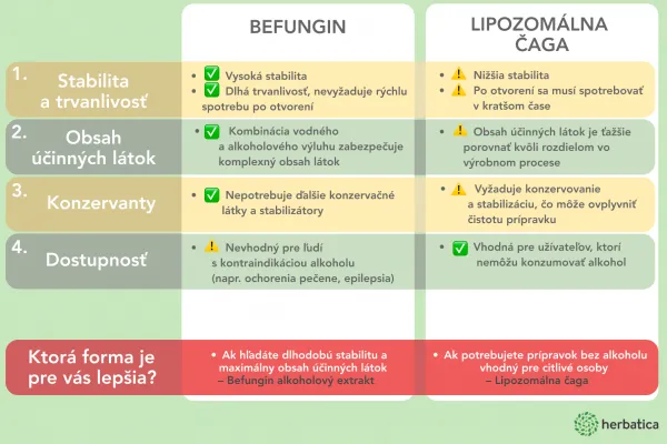 Befungin - tinktúra s extraktom z čagy sibírskej - 100 ml - Herbatica