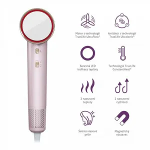 TrueLife Hairdryer D6 Fén ružová