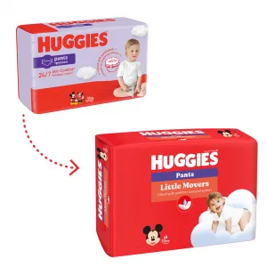 Huggies Pants Jumbo 6 15-25 kg 30 ks,HUGGIES® Pants Nohavičky plienkové jednorazové 6 (15-25 kg) 30 ks