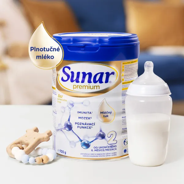 Sunar Premium 4 700 g,SUNAR Premium 4 Mlieko dojčenské 700 g