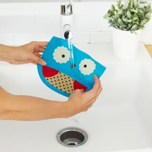 SKIP HOP Zoo Podbradník silikónový Sovička 6m+