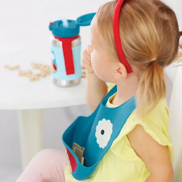 SKIP HOP Zoo Podbradník silikónový Sovička 6m+