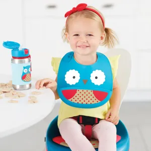 SKIP HOP Zoo Podbradník silikónový Sovička 6m+