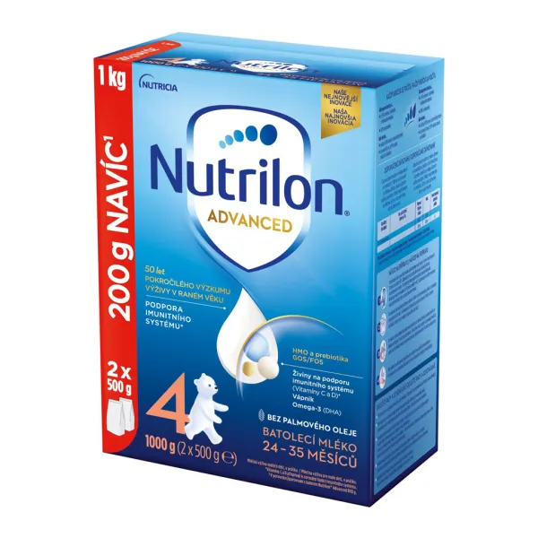 Nutrilon 4 Advanced DUO balenie 1 kg,NUTRILON 4 Advanced batoľacie mlieko 1 kg, 24+
