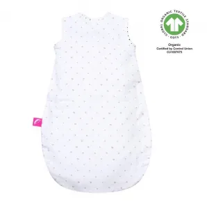 MOTHERHOOD Vak na spanie mušelínový BIO Pink and Black Dots 6-18 m 0,5 tog