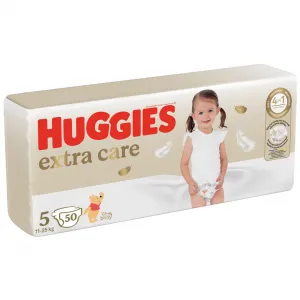 HUGGIES Elite Soft 5 15-22kg 50ks,HUGGIES® Extra Care plienky jednorazové 5 (12-17 kg) 50 ks
