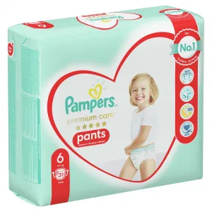 Pampers Premium Care Pants 6 31 ks,PAMPERS Premium Care Pants Nohavičky plienkové jednorazové 6 (16 kg+) 31 ks