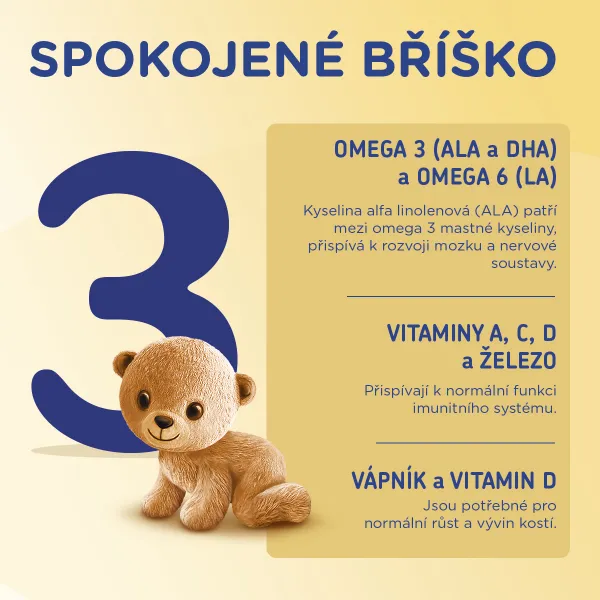 Sunar Complex 3 600 g,SUNAR Complex 3 Mlieko batoľacie 600 g