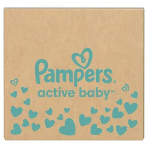 PAMPERS Active Baby 6 13-18 kg Extra Large 128 ks,PAMPERS Active Baby Plienky jednorazové 6 (13-18 kg) 128 ks - MESAČNÁ ZÁSOBA