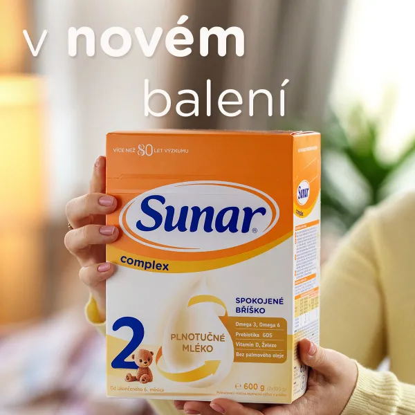 Sunar Complex 4 600 g,SUNAR Complex 4 Mlieko dojčenské 600 g