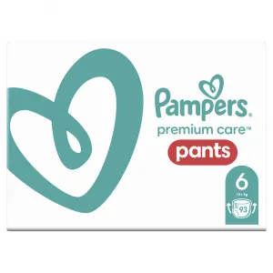 PAMPERS Premium Care 6 15+ kg 93 ks,PAMPERS Premium Care Nohavičky plienkové veľ. 6 (15+ kg) 93 ks