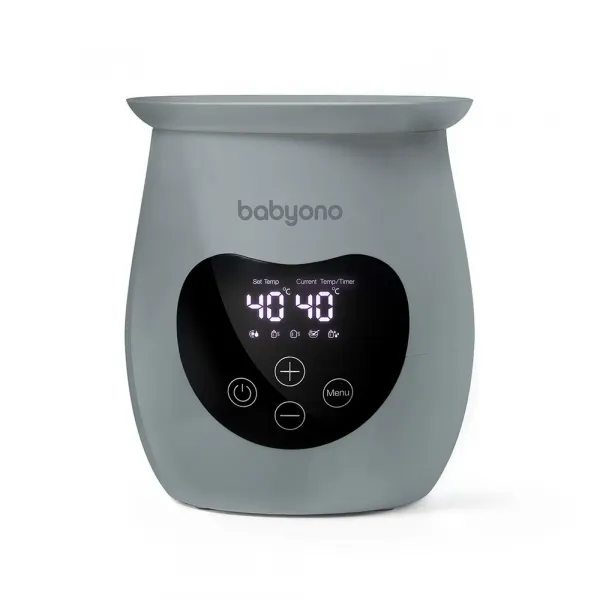 BABYONO Ohrievač a sterilizátor digitálny HONEY šedý