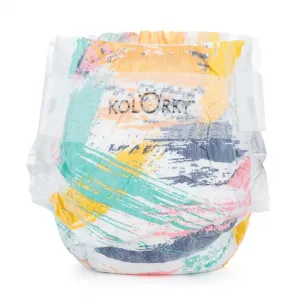 KOLORKY DAY štetce XL 12-16 kg 17 ks,KOLORKY DAY Plienky jednorazové eko, štetec XL (12-16 kg) 17 ks