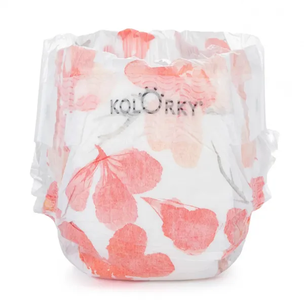 KOLORKY DAY kvety XL 12-16 kg 17 ks,KOLORKY DAY Plienky jednorazové eko, kvety XL (12-16 kg) 17 ks